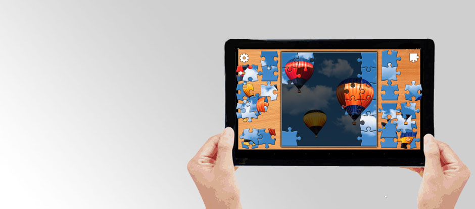 Jigsaw Puzzles on Tablet PC for Seniors